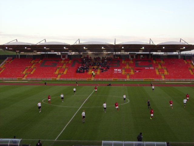 The East Stand During the Match